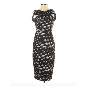 KEEPSAKE Sweetest Night Dress Black Sz XS Cocktail Night Out Women's Midi